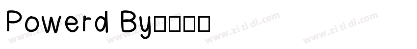 Powerd By字体转换